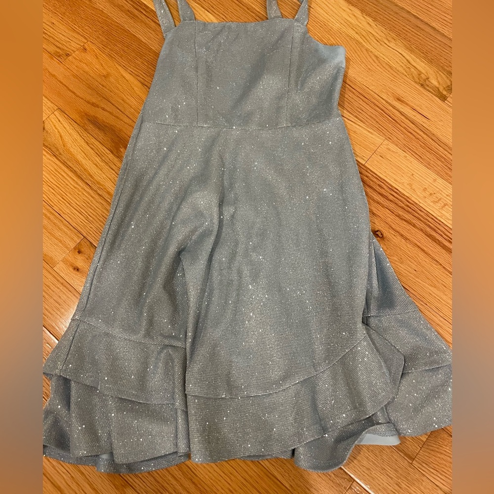 Blue sparkly party dress sizer 12 from poppies and roses